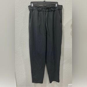 Lululemon Keep Moving Pants 7/8 Women’s 8 gray High Rise Stretch Waist